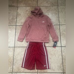Reebok Performance Fleece Hoodie and Short Set